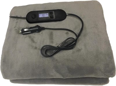 Elektrische deken met automatische uitschakeling, 5 warmtestanden, automatische uitschakeling, timer, oververhittingsbeveiliging, 100 x 70 cm, elektrische warmtedeken, flanel, wasbaar, hondendeken