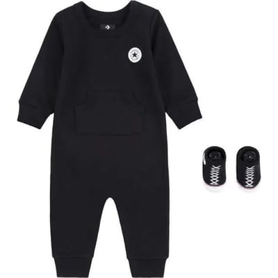 Set met romper + schoenen voor babyjongen Converse Chuck