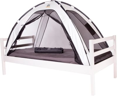 Deryan Bedtent Klamboe - 200x90cm - Hoge kwaliteit - 1mm gaas - Ivory