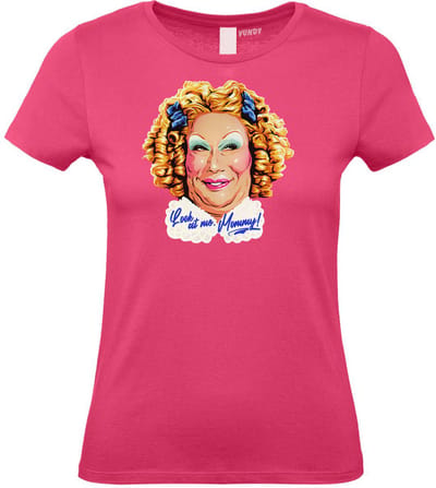 Dames T-shirt DragQueen | Gay pride shirt kleding | Regenboog kleuren | LGBTQ | Roze dames | maat XS