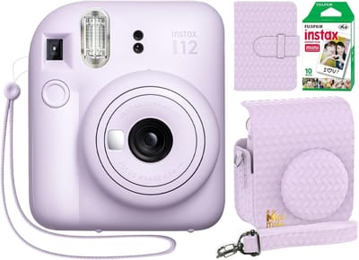 Direct Klaar Camera - Instant Camera - Herinneringen Vangen - Automatische Belichting - Compact Formaat - Lila Paars