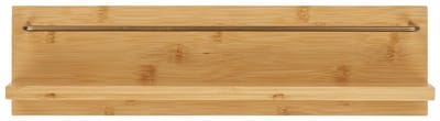 Wall Plank - Bamboo Shelf - Natural Brown Organizer - Eco -vriendelijk ontwerp - 45 cm x 10 cm x 12 cm