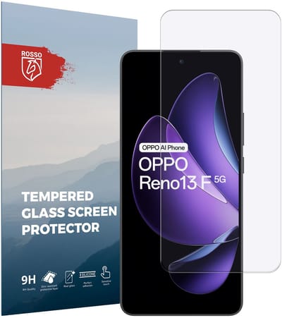 Rosso Screen Protector Geschikt voor Oppo Reno 13 F | 9H Tempered Glass | Glasplaatje | Beschermlaag | Beschermglas | 9H Hardheid