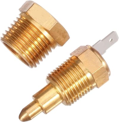 Temperatuurschakelaar Ventilator - Koelsysteem Sensor - Motor Koeling - Directe Vervanging - 3/8" NPT - Metaal