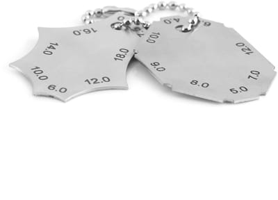 Dailygoods - Hoeklassen T-meter voor lasmeter en controle