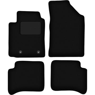 Zwarte veloursmatten voor: Toyota Yaris I 5-deurs (1999-2005)