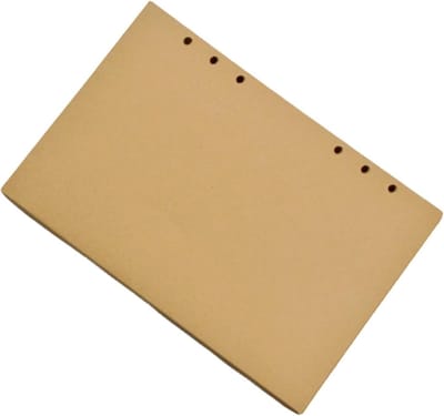 Refill Pack A6 Papier 80 Vellen 160 Pagina's voor 6-Rings Dagboek - Leeg Schilderboek en Organiser