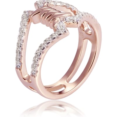 Orphelia Dames 925 Sterling Zilveren Ring - Roze ZR-7422
