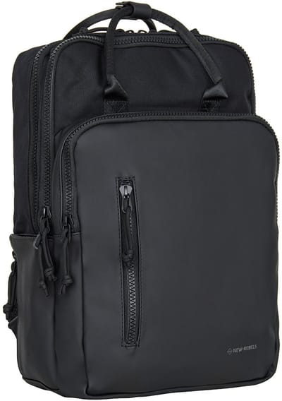 New Rebels Bruce Milwaukee Zwart 19L Rugzak Waterafstotend Laptop 15