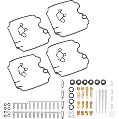 82 stuks Motorfiets Carburateur Reparatiekit Carburateur Revisieset Vervanging voor YAMAHA FZR600R 1989?1999 gray