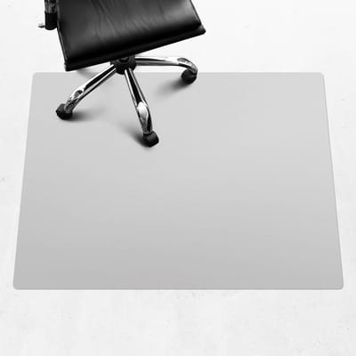 Wallfluent - Vloerbeschermer Neutraal porselein - 120x90 cm - Grijs Vloerbeschermer Bureaustoel - Rechthoekig - Vloerbeschermer Tapijt-Stoel Mat-Kantoordecoraties - Pastel- en aardse kleuren