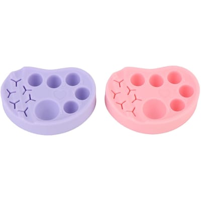 2 Stuks Siliconen Wimperlift Palet 6 Containersecties Make-up DIY Tint Menggereedschap