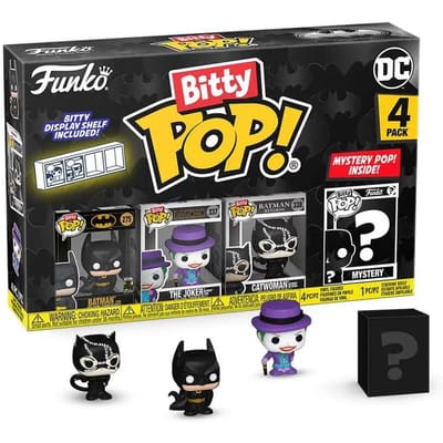 Funko Bitty POP! - Batman, The Joker, Batwoman & Mystery POP van DC Batman - Funko