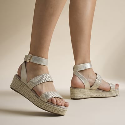 Cellini Espadrilles goud Synthetisch - Maat 38