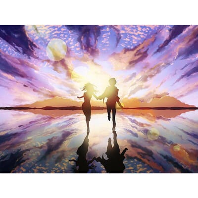 Volledige ronde boor diamant borduurwerk Greet The Sunrise DIY Diamond schilderij kruissteek strass 20X30CM multi
