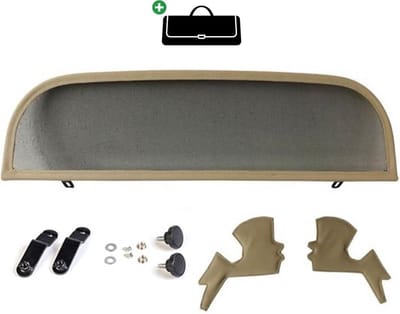 Windscherm Ford KA | 2002-2006 | incl. luxe opbergtas | Beige
