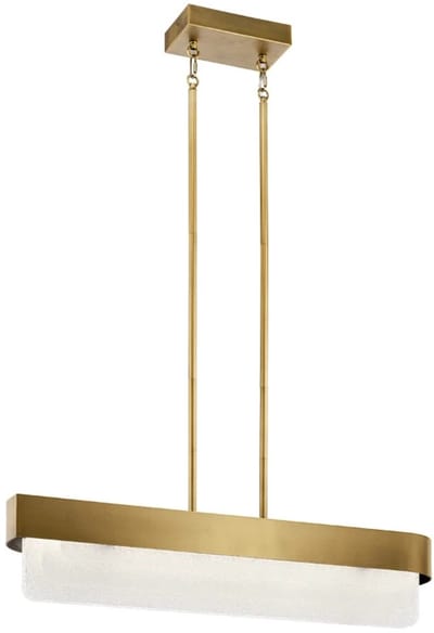 Kichler LED Kroonluchter | 40W 3000K 830 | Natural Brass