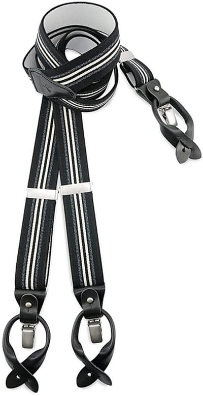 Sir Redman - Bretels - bretels Dock Worker zwart - zwart / grijs / wit