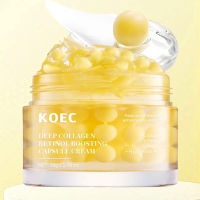 Deep Collagen Retinol Boosting Capsule Cream - KOEC - Collageen gezichtscrème - Hyaluronzuur -Anti rimpel crème - Korean skincare
