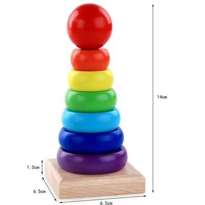 Kleursorteringsspeelgoed Montessoris Houten Speelgoed voor Vroege Ontwikkeling Fijne Motoriek Poppenmuts Gezicht Match Creatief Stapelspeelgoed Perfect Voor Kind red