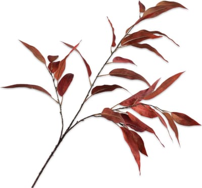 Silk-ka Kunstbloem-Zijde Bladtak Bruin 114 cm