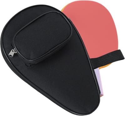 Tafeltennis rackethoes - Pong tas - Sportuitrusting opbergen - Waterdichte bescherming - 30 cm - Zwart