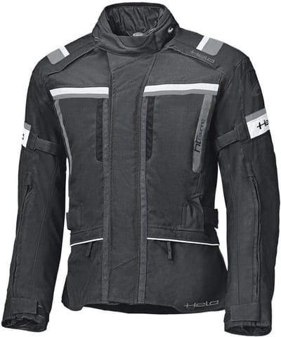 Held Tourino Top Zwart Grijs Waterdicht Textiele Motorjas - Jas