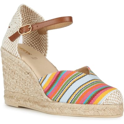 Geox D GELSA Dames Kamelen Sandalen