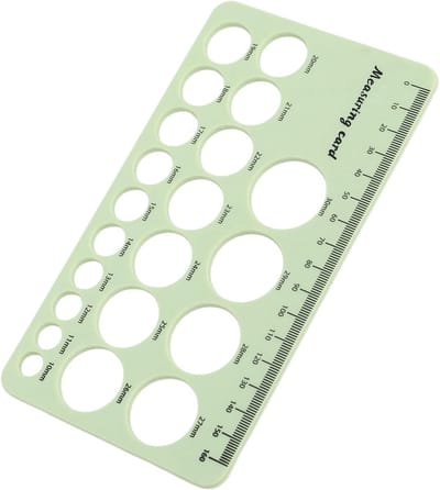 JeiibrZui Tepelringmeter - Siliconen Borstkolfringmeter - Pijnloos Meten Voor Juiste Pasvorm Bovenwijdte En Borstkolf - 1 Stuks - Postpartum Lichaamsmanagementtool In Matcha