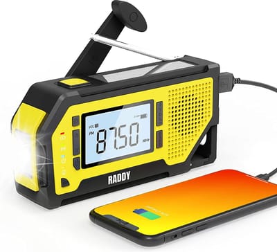 Noodradio – Solar Emergency Radio – Kamperen Outdoor Survival Radio – Powerbank – Zaklamp – Zonne Energie