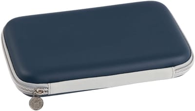 Golden crown - Mondharmonica Opbergtas - Lichtgewicht Etui - Zwart PU-leer - Geschikt voor 7 Mondharmonica's - Bescherming en Organisatie - Voor Liefheb...