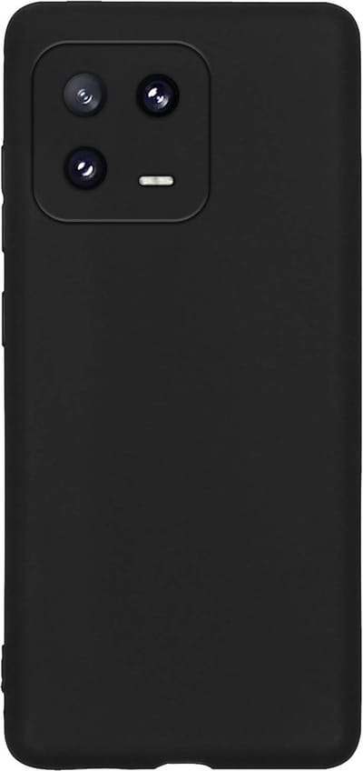 Hoes - Geschikt voor Xiaomi 13 - Sterk & Shockproof - Hoesje Cover - Siliconen Case - Zwart