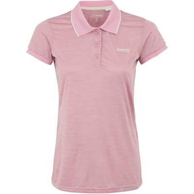 T-shirt Korte Mouwen Hiking Dames Roze Accenten