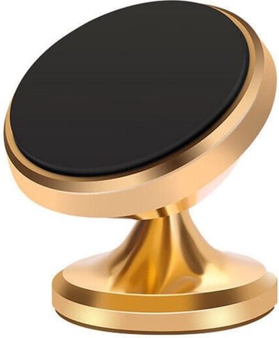 Magnetische Houder Voor Telefoons In De Auto - Carmount Magnetic Telefoonhouder - Telefoonhouder Auto - Dashboard Autohouder - Universele Car Mount - Plakstrip - Magneet - Goud