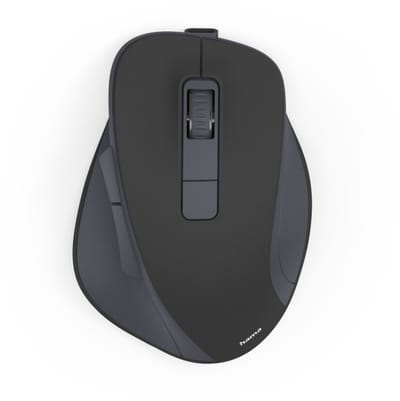 Hama WM-500 Muis Draadloos Optisch Zwart 6 Toetsen 1600 dpi Oplaadbaar, USB-aansluiting, Antislip, Ergonomisch