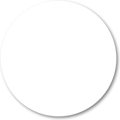 Schattige Uil - Muurcirkel Forex 60cm - Wandcirkel voor binnen - Besteposter - Minimalist - Dieren - Kinderen - Kinderkamer
