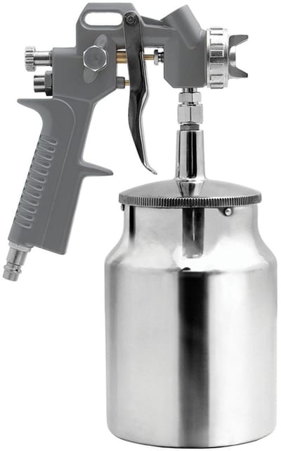 Vorel 81617 Professionele Verfspuit – Pneumatisch Verfspuitpistool – 1.5 mm Nozzle – 1L Bovenbeker – 0.4 MPa – Verfpistool Lucht