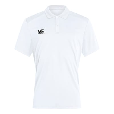 Canterbury Heren Club Dry Poloshirt (Wit)