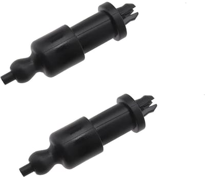 Dailygoods - Plank Bevestiging String Clips - 2 stuks - Eenvoudig te installeren - Zwart - Compatibel met Ford Focus MK2 2004-2012 en Ford C-Max 2005-...