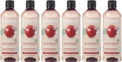 ITINERA - Appel Trentino beschermende douchegel, 95% natuurlijke ingrediënten, 370 ml x6