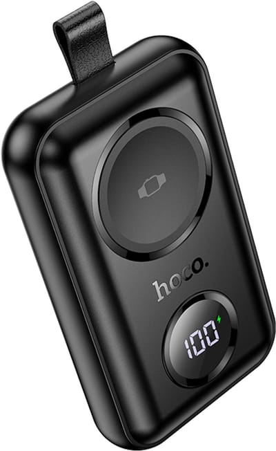 Hoco - Powerbank 2500mAh Geschikt voor Apple Watch - Display - Zwart