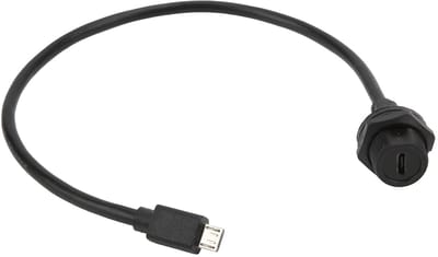 Dailygoody - Waterdichte USB-stekker - USB-aansluiting - Ideaal voor outdoor-apparaten - 0,3 m - E10MC-TF-F/MC-A-M - Geschikt voor lampen