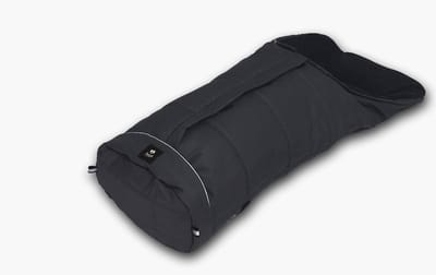 Winter Voetenzak - Kinderwagen Zak - Baby Warm Houden - Waterdicht Winddicht Fleece - 105x48cm - Zwart