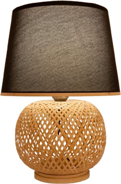 Fine Asianliving Bamboe Tafellamp Naturel Handgemaakt - Graham D32xH47cm