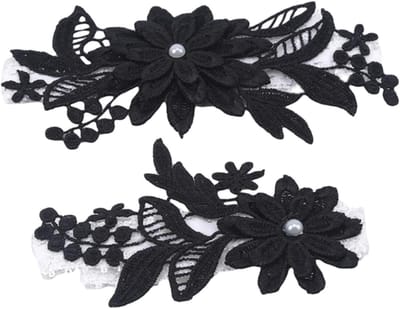 Garters Embroidery Floral Sexy Garters For Women Thigh Ring Bridal Leg Garter Elastic Tape