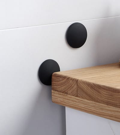 CHPN - Deurstopper - Deurbeschermer - Deurstop - Zelfklevend - Zwart - Stootstop - 2 stuks - Stootrubber - Muurbeschermer