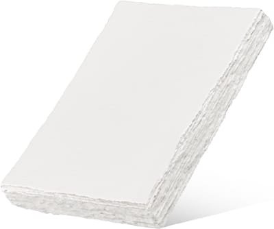 Set van 20 Stukken Dikke 300 gsm Katoenen Waterverfpapier voor DIY Kaarten, Schilderijen en Creatieve Projecten