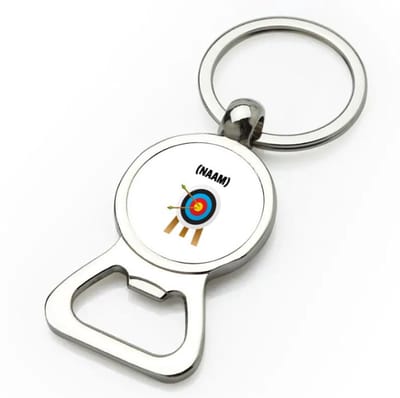 Akyol - dartbord met eigen naam flesopener - Dartbord - mensen die houden van darten - gepersonaliseerde - sport - darters - verjaardagscadeau - kado - gift - geschenk - verrassing - 9 bij 3 cm