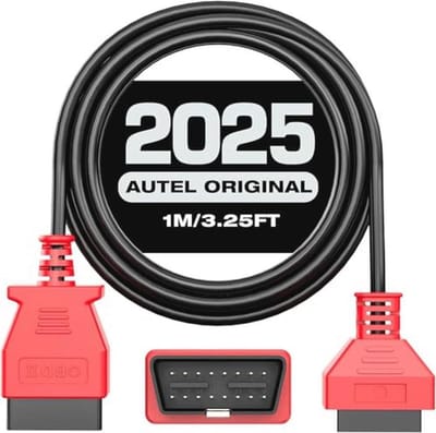 OBD2 Verlengkabel 1 m voor OBDII Scangereedschap - 16-polige Kabel voor Alle OBD2 Voertuigen