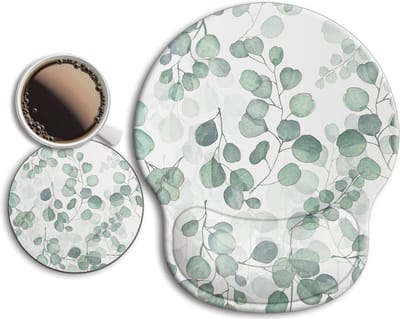 Ergonomische muismat met polssteun - 20% groter voor pijnverlichting en comfort op kantoor